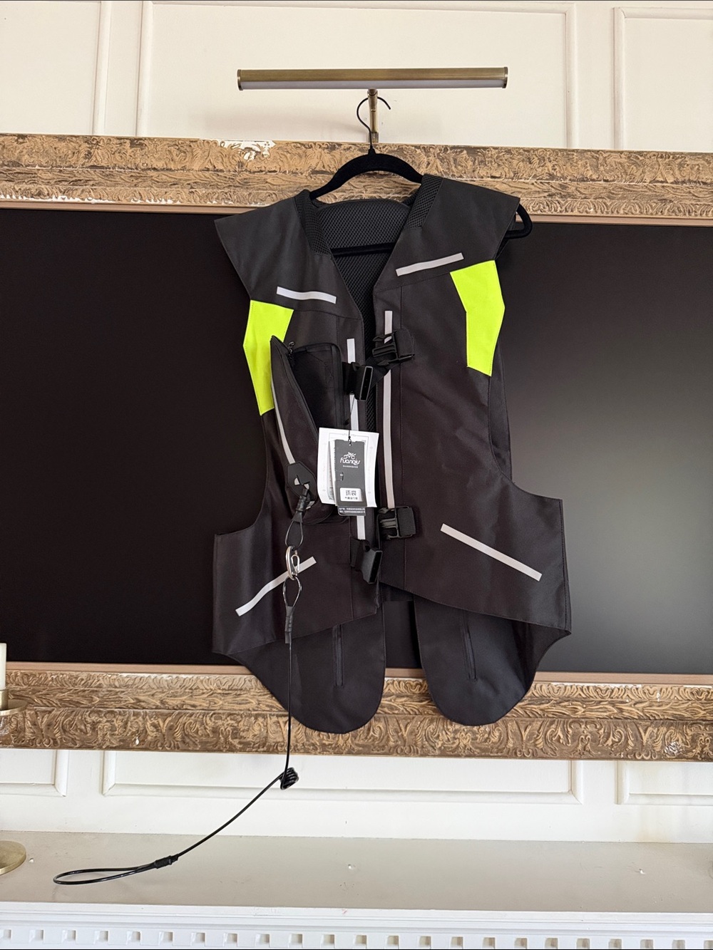 High-Vis Airbag Vest with Neon Yellow Panels